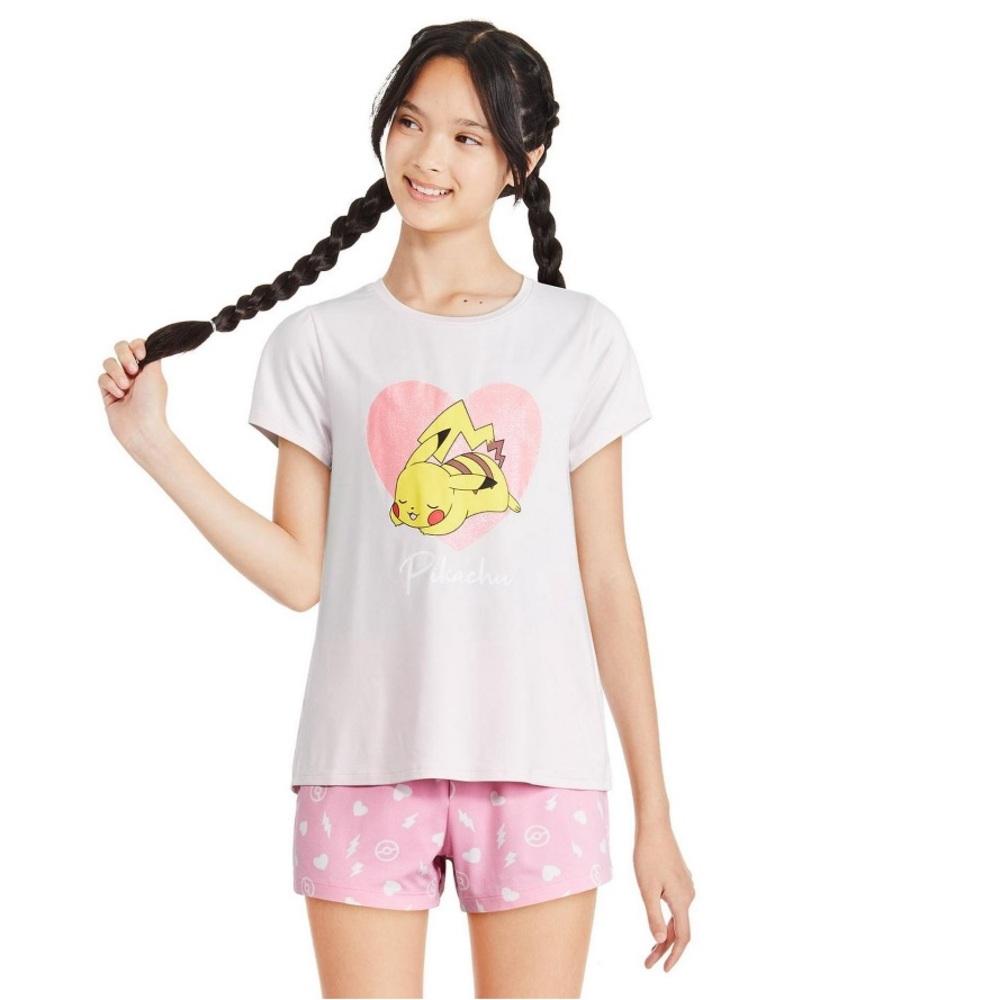 NWT Small 4/5 Toddler Pokemon Girls' Pajama 2-Piece Set